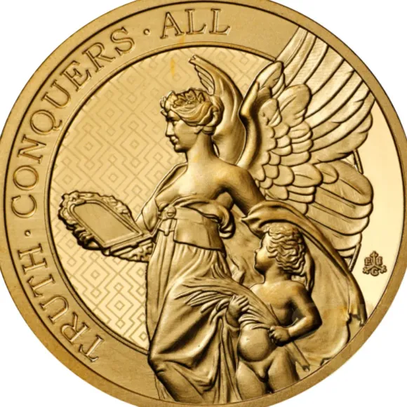 St. Helena - Queens Virtues - 1 Oz Gold 2022*