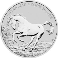 Stock Horse 1 Oz Silber 2017 *