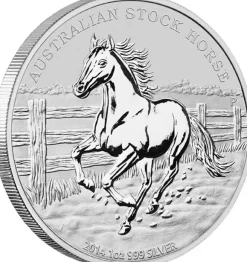 Stock Horse 1 Unze Silber 2014 *