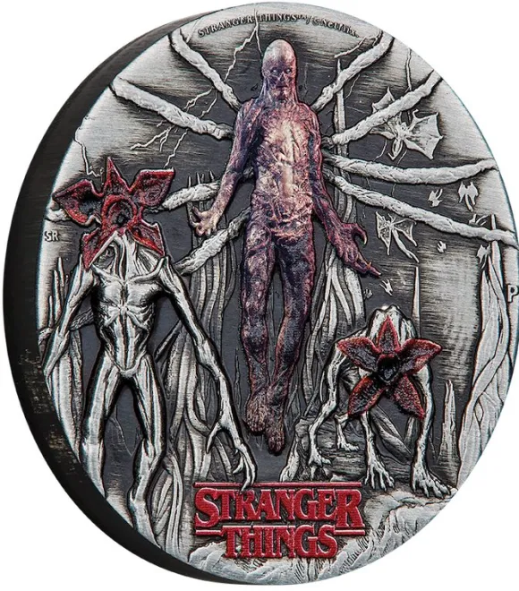 Stranger Things- Villains 2026 2 Oz Silber Antik farbig