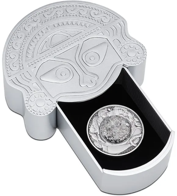 Tears of the Moon 2 Oz Silber 2021 Antik Finish +Box +COA*