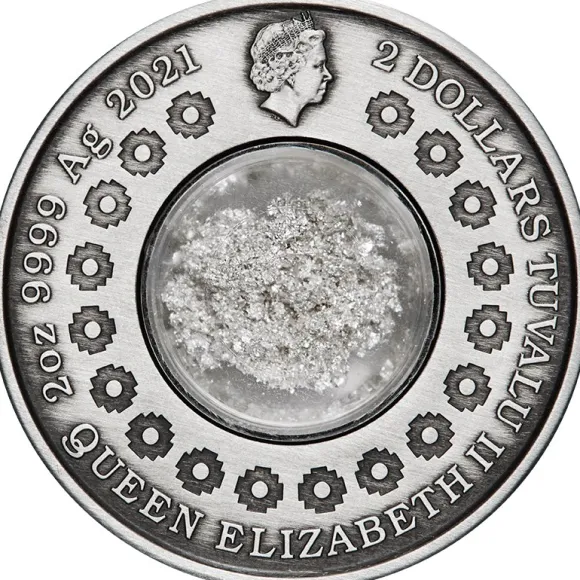 Tears of the Moon 2 Oz Silber 2021 Antik Finish +Box +COA*