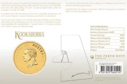 35th Anniv. Australian Kookaburra 1 Oz Silber vergoldet 2025