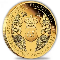 65th Anniversary - Coronation of QEII - 2 Oz Gold Proof