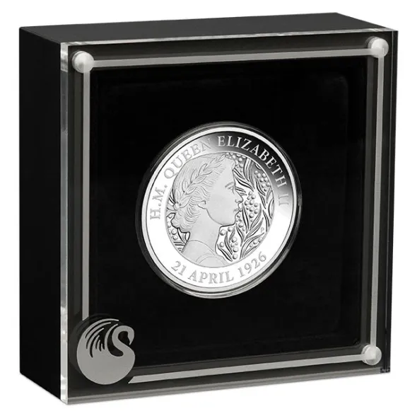 95th Birthday Queen Elizabeth II 1 Unze Silber Proof 2021 +Box +Zertifikat*