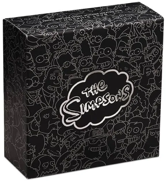 The Simpsons - Bart - 2 Unzen Silber High Relief +Box +Zertifikat*