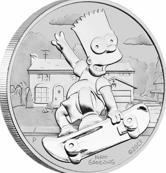 The Simpsons - Bart - 1 Unze Silber 2020*