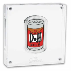 The Simpsons- Duff Beer 1 Oz Silber 2019*