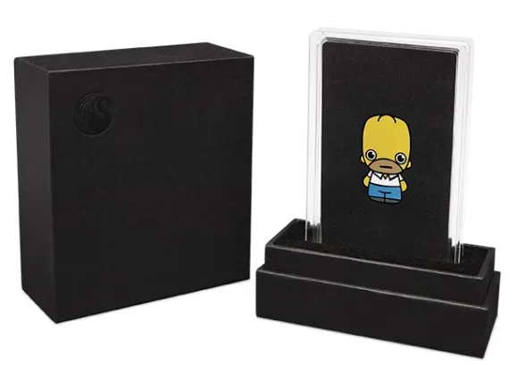 The Simpsons - Homer Simpson - Minted Mini Coin 1 Oz Silber 2022*