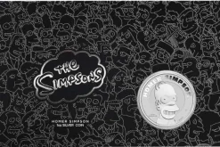 The Simpsons - Homer Simpson - 1 Oz Silber 2022 im Blister*