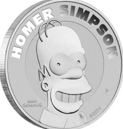 The Simpsons - Homer Simpson - 1 Oz Silber 2022 im Blister*