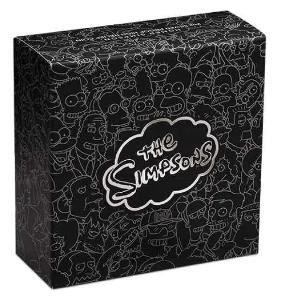 The Simpsons - Homer - 2 Unzen Silber High Relief +Box