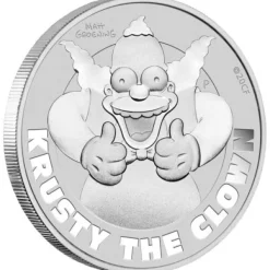 The Simpsons Krusty - 1 Oz Silber mit Blister 2020*