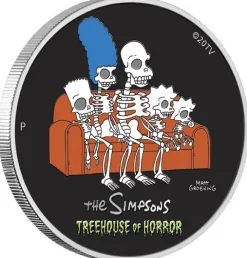 The Simpsons - Treehouse of Horror - 1 Oz Silber 2023 + Box +COA*
