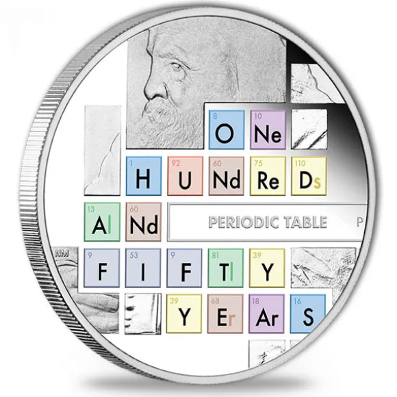 150th Periodensystem 1 Oz Silber 2019*