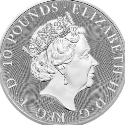 Tudor Beasts - Lion of England - 10 Oz Silber 2022*