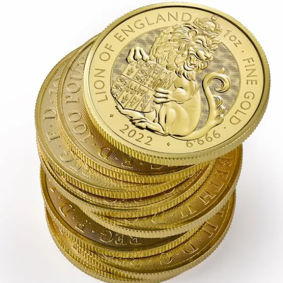Tudor Beasts - Lion of England - 1 Unze Gold 2022
