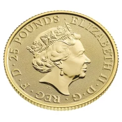 Tudor Beasts - Lion of England - 1/4 Unze Gold 2022
