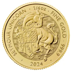 Tudor Beasts - Seymour Unicorn - 1/4 Oz Gold 2024