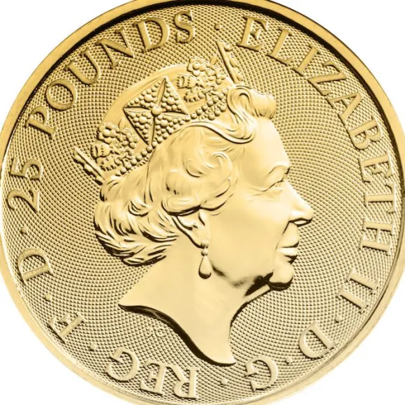 Tudor Beasts - Yale of Beaufort - 1/4 Oz Gold 2023