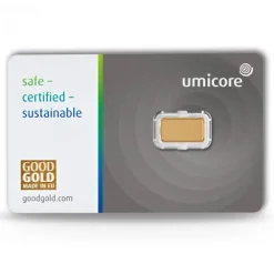 Umicore 1 Gramm Goldbarren