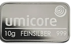 Umicore 10 Gramm Silberbarren (kein Münzbarren)