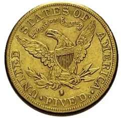 USA - Liberty Head - 5 Dollar Goldmünze 7,52 Gramm