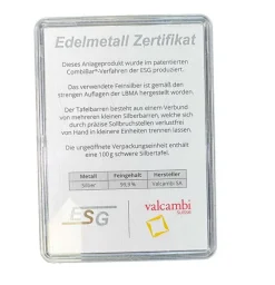 Valcambi Combibar 100 x 1 Gramm Silber