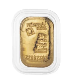 Valcambi 50 Gramm Goldbarren gegossen