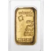 Valcambi 100 Gramm Goldbarren gegossen