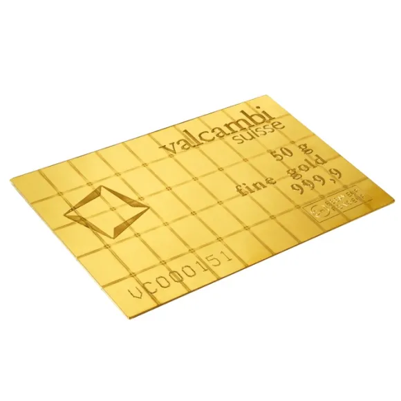 Valcambi 50 x 1 Gramm CombiBar Gold