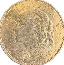 Vreneli Goldmünze - 10 Schweizer Franken