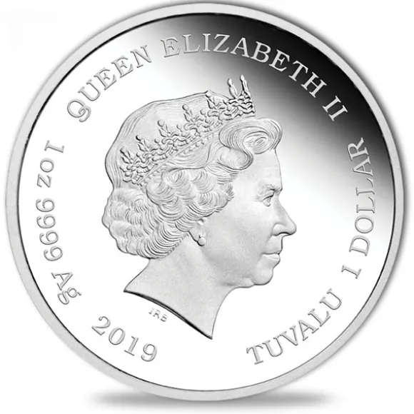 Wealth & Wisdom Schwein 2019 2 x 1 Oz Silber Proof *