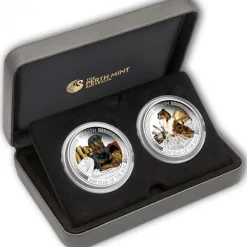 Wealth & Wisdom 2 x 1 Oz Silber Hund 2018 *