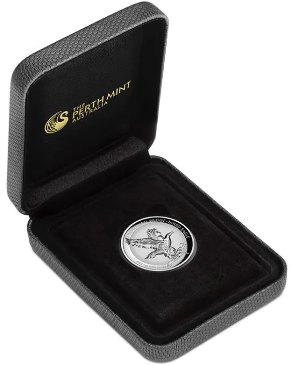 Wedge Tailed Eagle - Incused - 1 Unze Silber 2023 +Box +COA*
