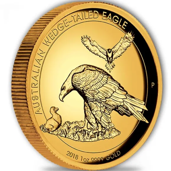 Wedge Tailed Eagle 1 Oz Gold - High Relief 2018
