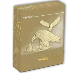 Wedge Tailed Eagle 2 Oz Gold High Relief 2018 +Box +COA