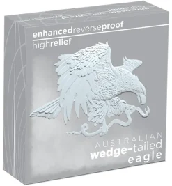 Wedge Tailed Eagle 5 Oz Silber Enhanced Reverse Proof + Box +COA*