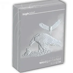Wedge Tailed Eagle 1 Oz Silber - High Relief 2018 + BOX*