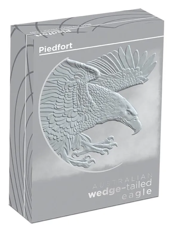 Wedge Tailed Eagle 2 Oz Silber Proof 2020 + Box +COA*