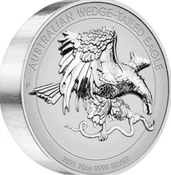 Wedge Tailed Eagle 10 Oz Silber- Reverse Proof Ultra HIgh Relief - 2021 B-WARE