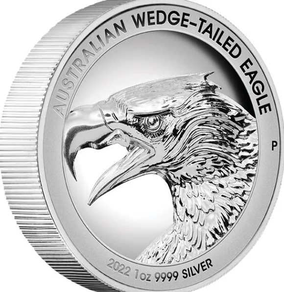 Wedge Tailed Eagle 1 Oz Silber 2022 Ultra High Relief +Box*