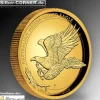 Wedge Tailed Eagle 2 Unzen Gold High Relief 2015 +Box +COA