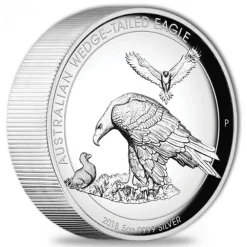 Wedge Tailed Eagle - 5 Unzen Silber High Relief 2018*
