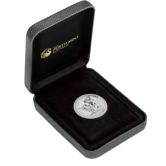 Wedge T. Eagle High Relief reverse Proof 1 Unze 2025