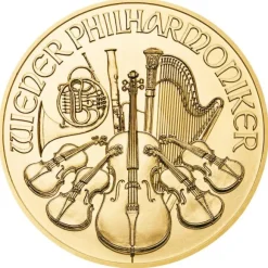 Wiener Philharmoniker 1/10 Oz Gold verschiedene Jahrgänge