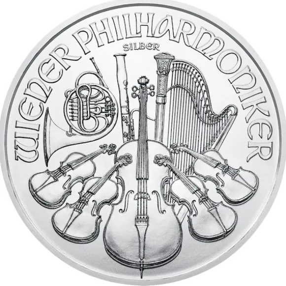 Wiener Philharmoniker 1 Oz Silber B-Ware verschiedene Jahrgänge*