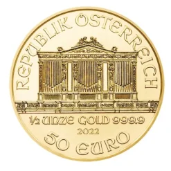 Wiener Philharmoniker 1/2 Unze Gold 2025