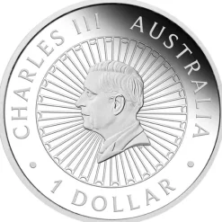 Wonders of Australia -Outback - Opal 1 Oz Silber Proof 2026 +Box +COA