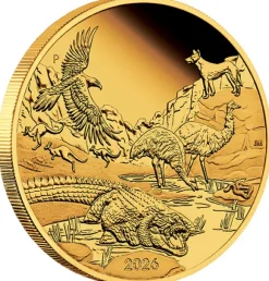 Wonders of Australia - Outback - 1 Oz Gold Proof 2026 inkl. Box & Zertifikat